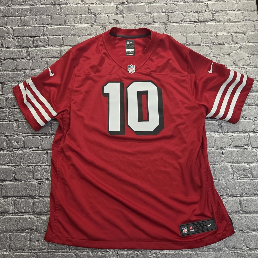 Jimmy Garoppolo #10 San Francisco 49ers Nike NFL On Field Dri-FIT Jersey Sz XXL